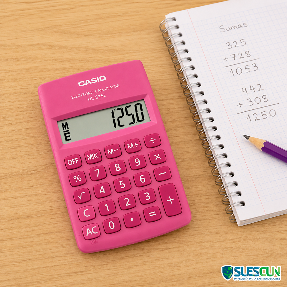 Calculadora Casio HL-815L Fucsia