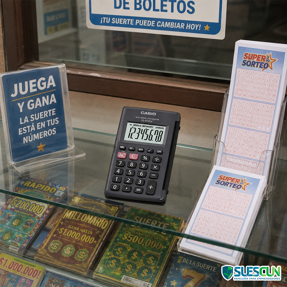Calculadora Casio HL-820LV Negra