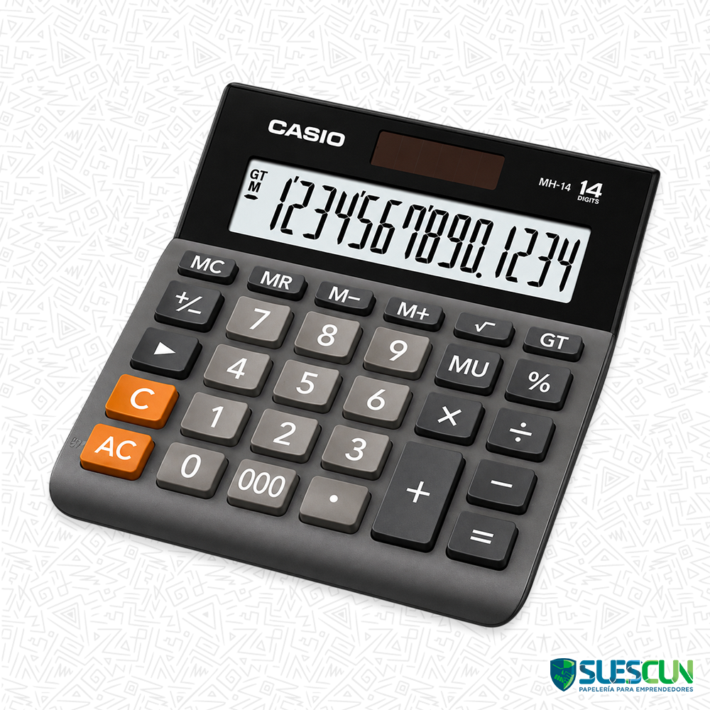 Calculadora Casio MH-14 Negra