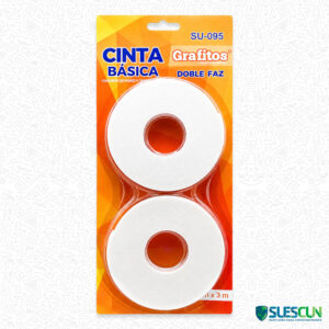 Cinta Doble Faz de Espuma x2 Grafitos
