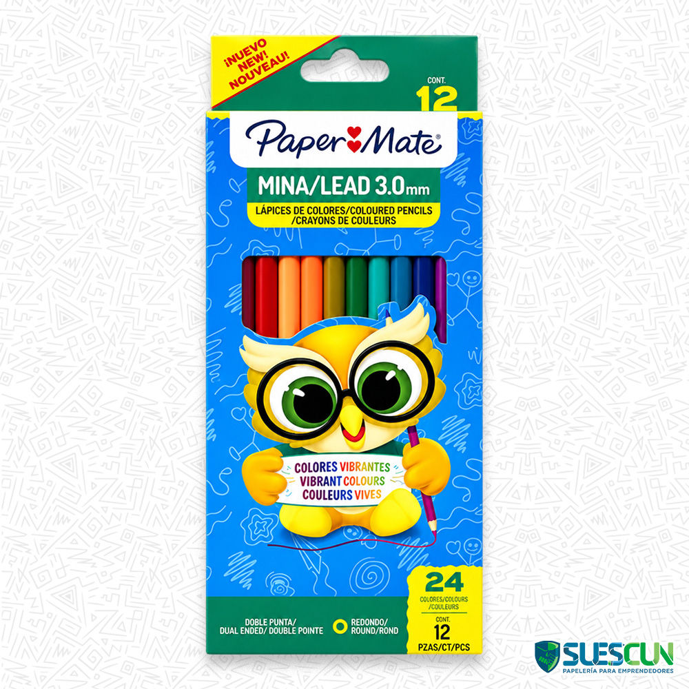 Colores Económicos 12-24 Paper Mate