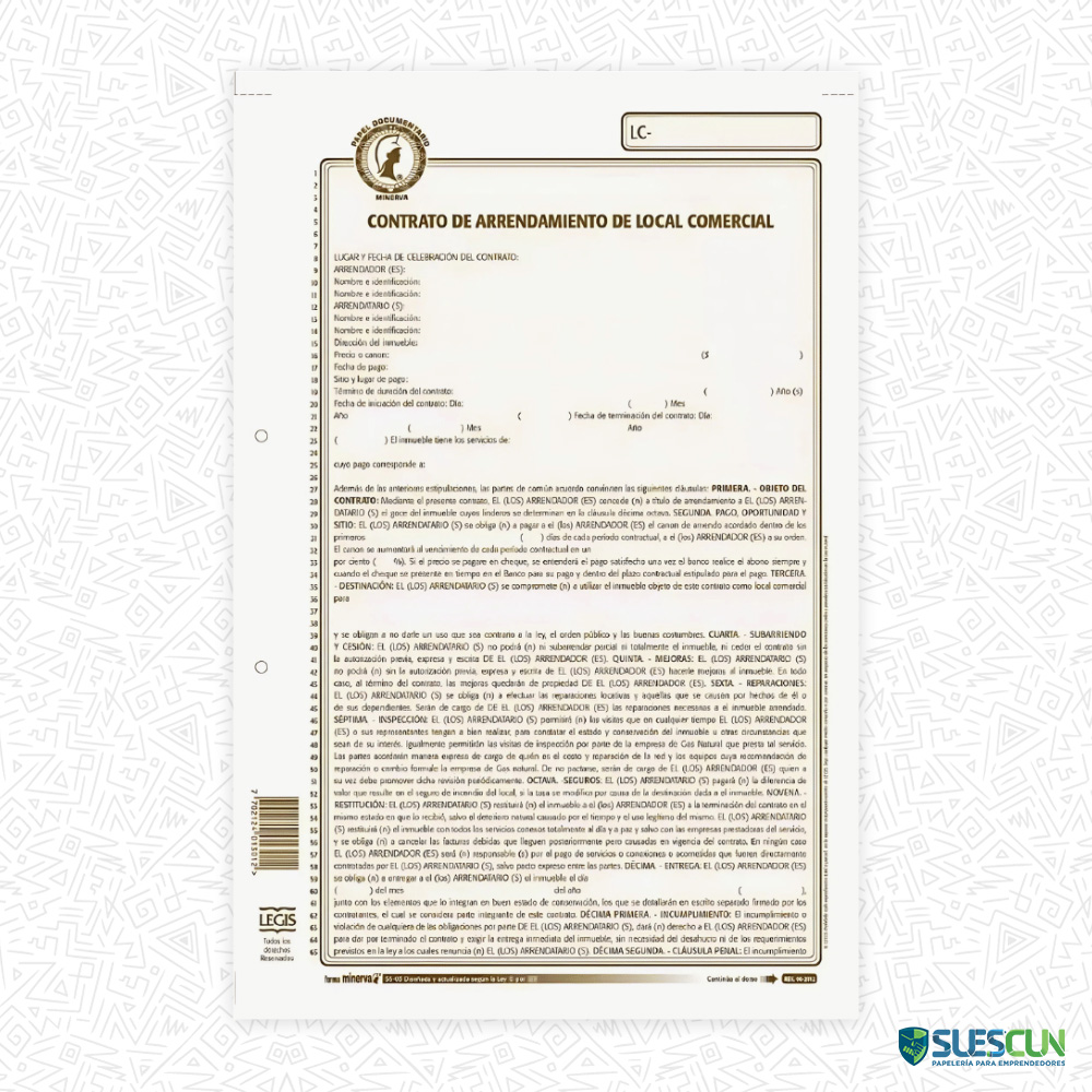 Contrato de arrendamiento local 55-06