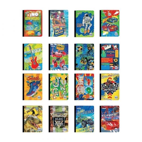 Cuadriculado 50 hojas cuaderno cosido pappyer vip - Imagen 2