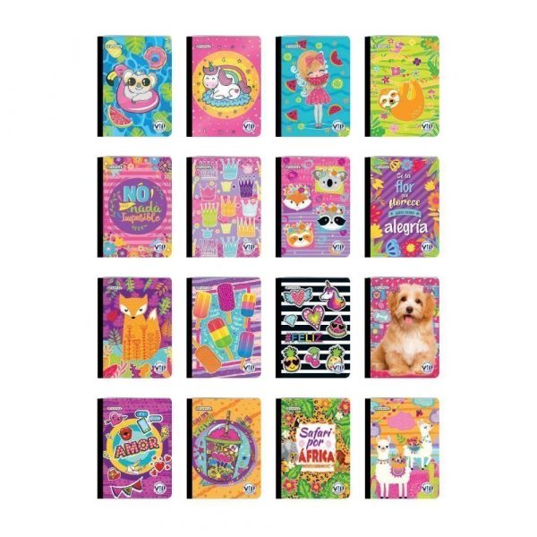 Cuadriculado 50 hojas cuaderno cosido pappyer vip - Imagen 4
