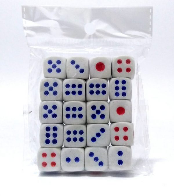Dados peque?os bolsa x 10