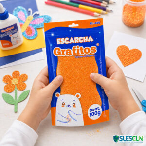 Escarcha Tornasol Naranja De 100 Gr
