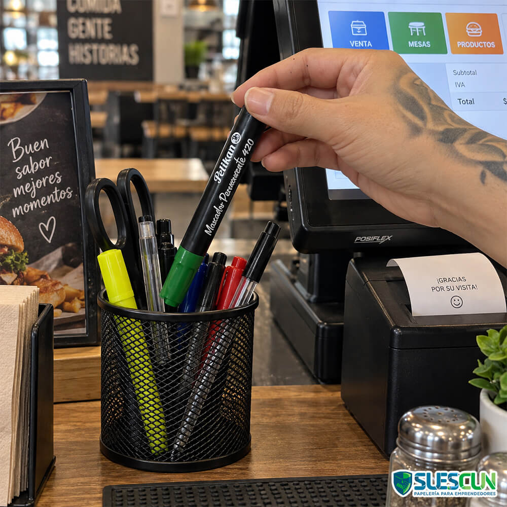 Marcador Permanente Pelikan Verde