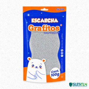 Escarcha Corriente Plateada De 100 Gr