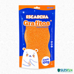 Escarcha Tornasol Naranja De 100 Gr