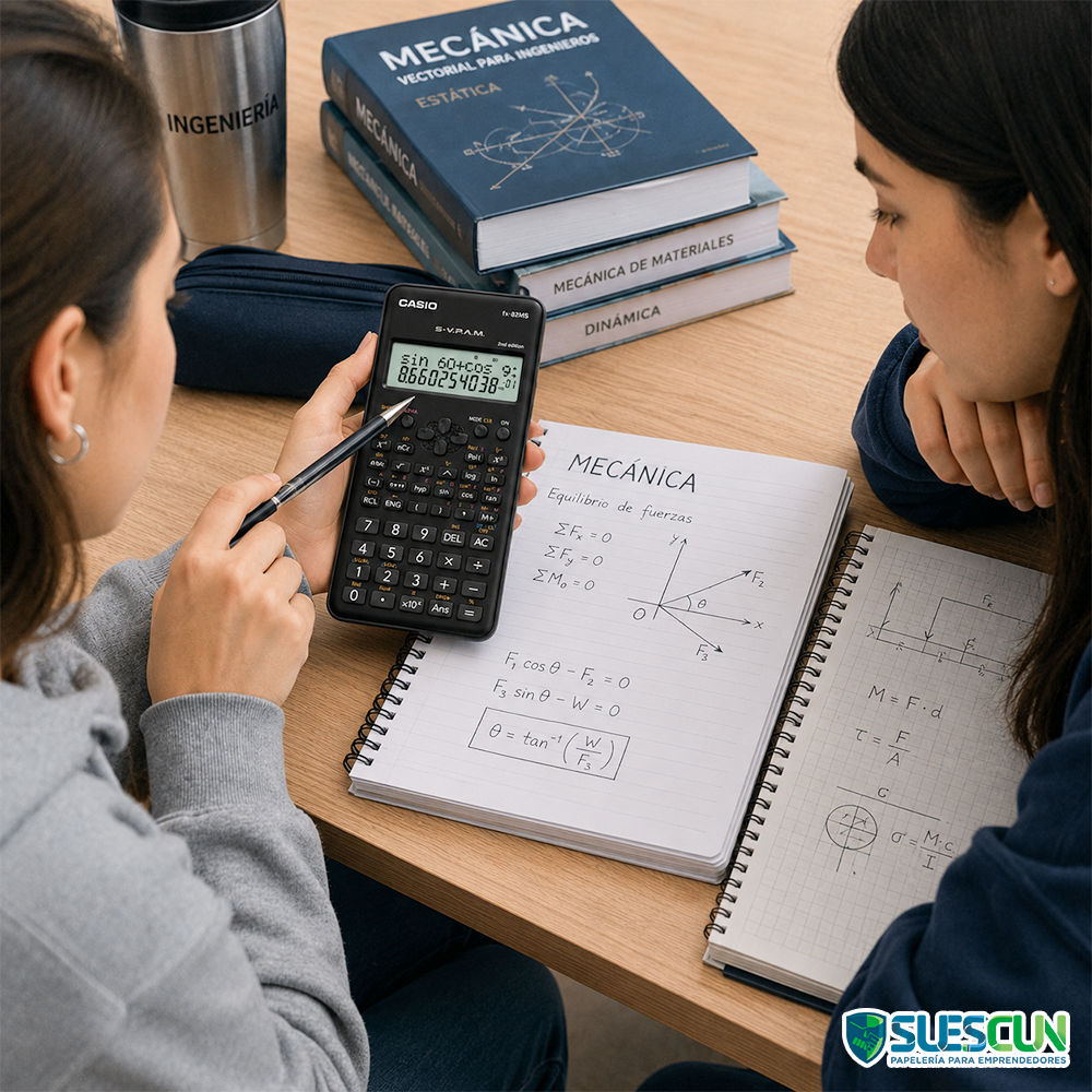 Calculadora Casio FX-82MS Negra