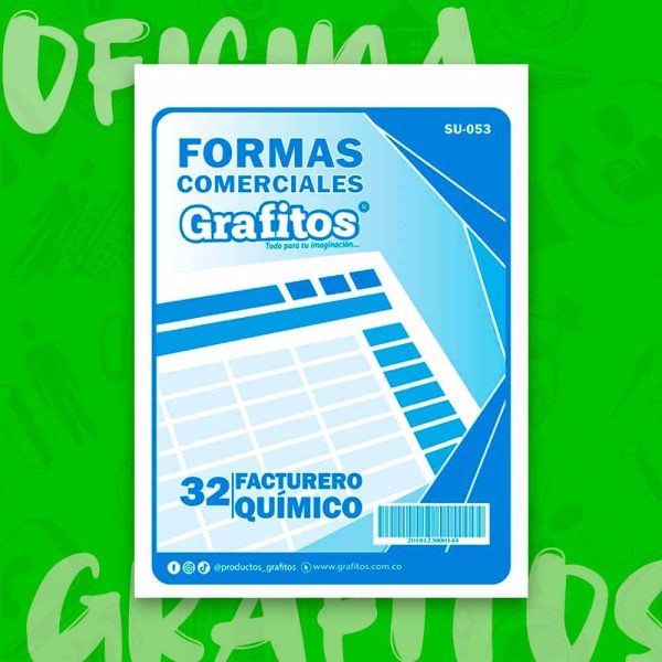 Facturero 1-32 Químico Grafitos SU-053
