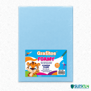 Foamy Cuatro Cartas Celeste