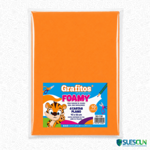 Foamy Cuatro Cartas Naranja
