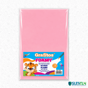 Foamy Grafitos 1/8 Liso Rosado