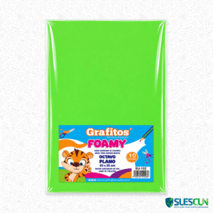 Foamy Grafitos 1/8 Liso Verde Biche