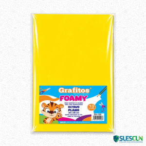 Foamy Grafitos 1/8 Liso Amarillo