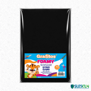 Foamy Grafitos 1/8 Liso Negro