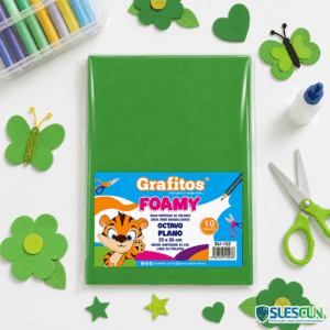 Foamy Grafitos 1/8 Liso Verde
