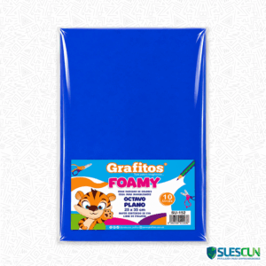 Foamy Grafitos 1/8 Liso Azul