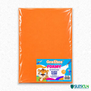 Foamy Lámina Naranja Grafitos