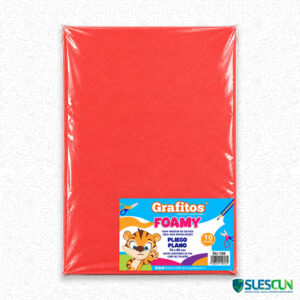 Foamy Lámina Rojo Grafitos