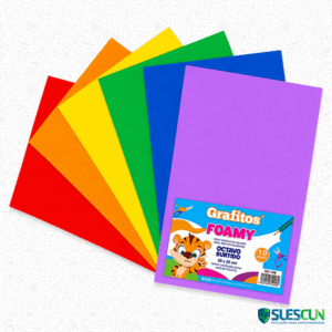 Foamy 1/8 Liso Colores Surtidos