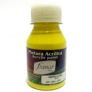 Pintura acrilica amarillo sol 60cm