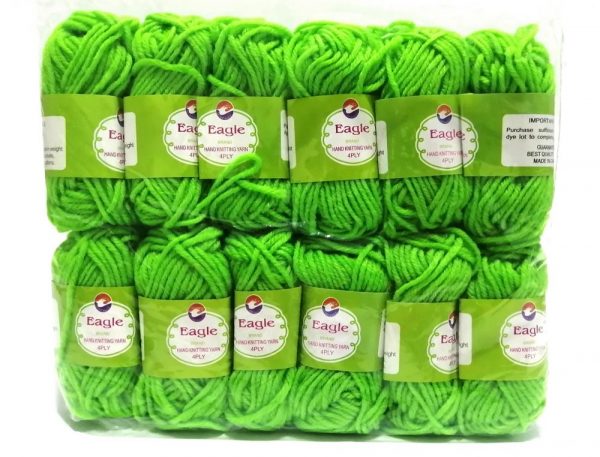 Lana verde limon x12 su-510