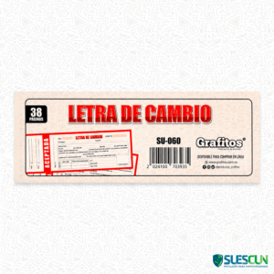 Letra De Cambio SU-060 Grafitos
