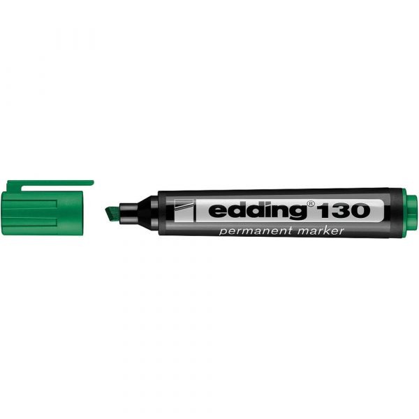 Marcador Edding permanente verde 130