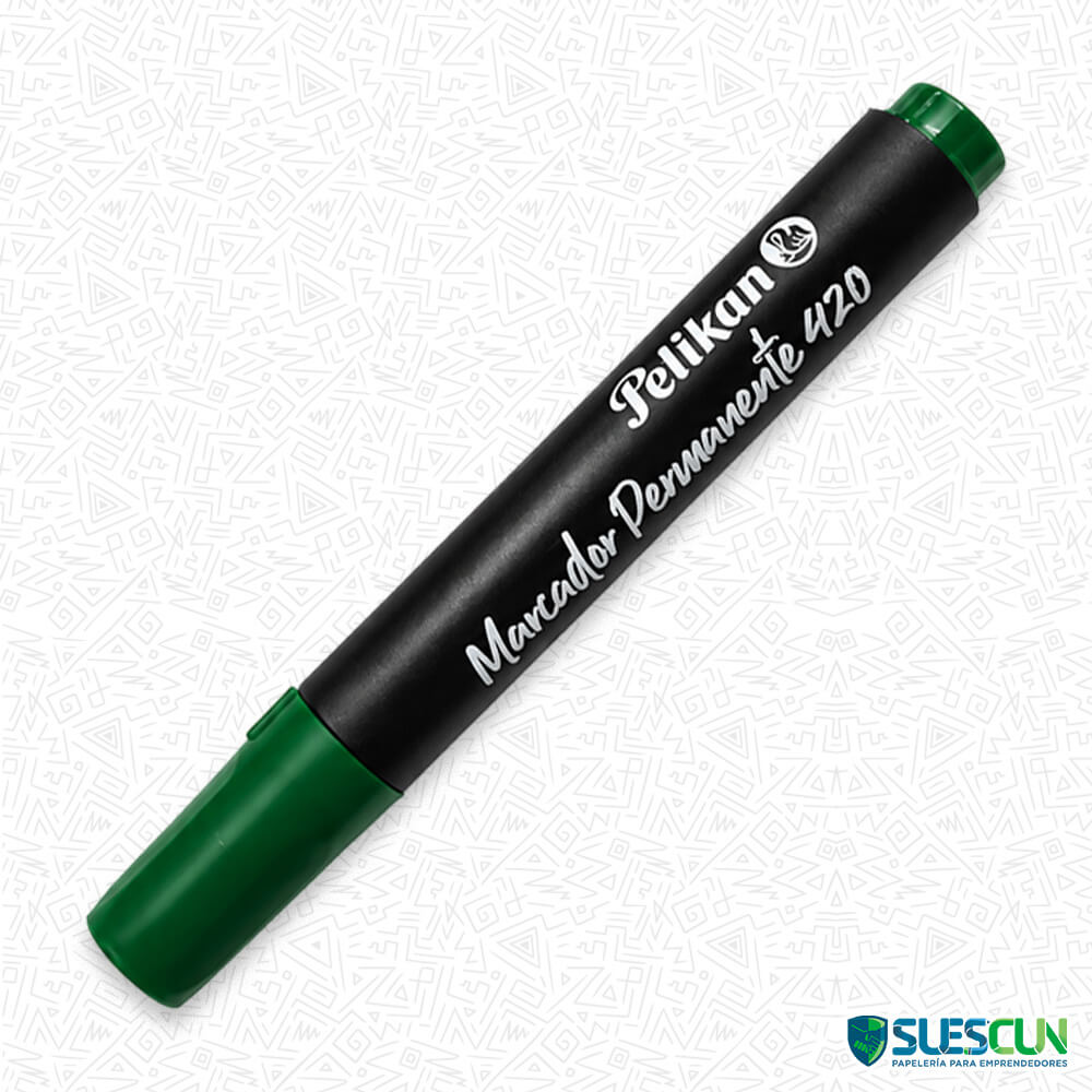 Marcador Permanente Pelikan Verde