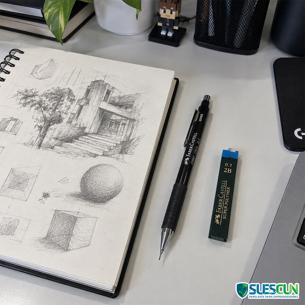 Mina Faber Castell 0.7 2B - Imagen 4