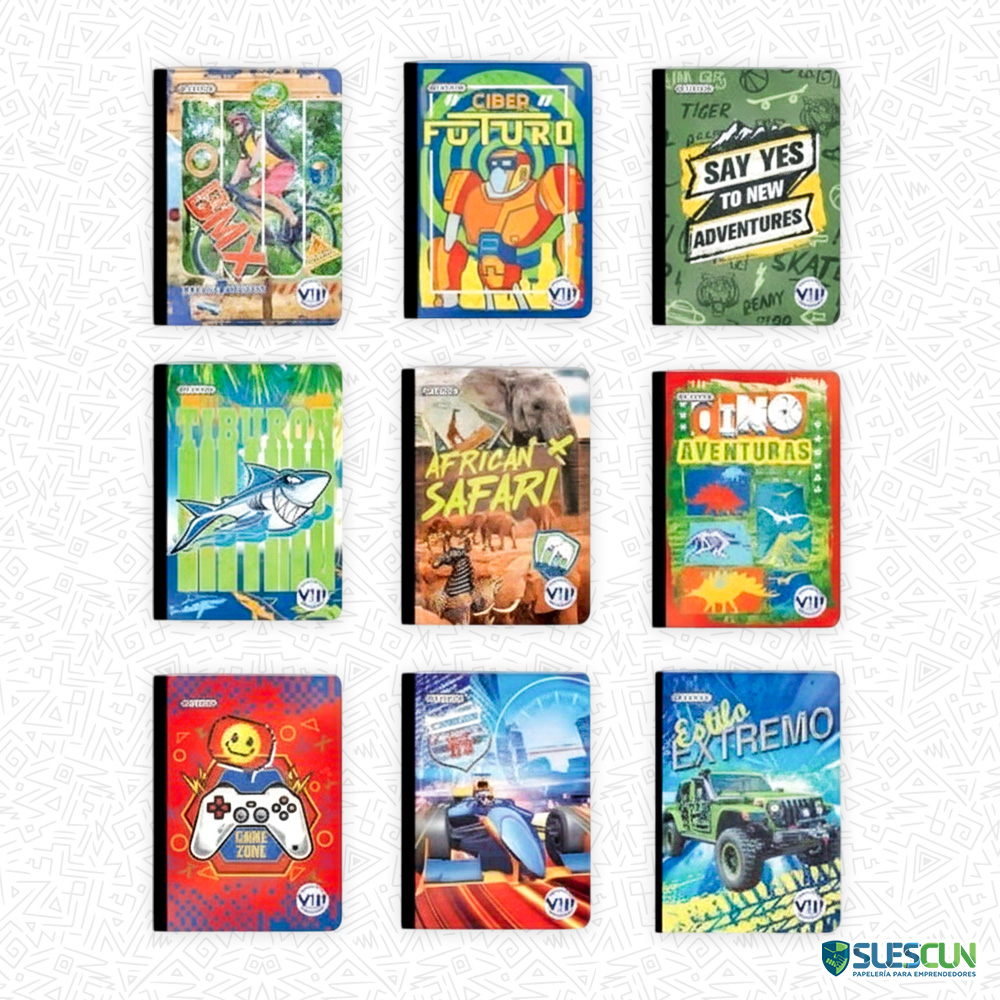 Cuaderno Cosido Rayado 50 Hojas VIP - Imagen 2