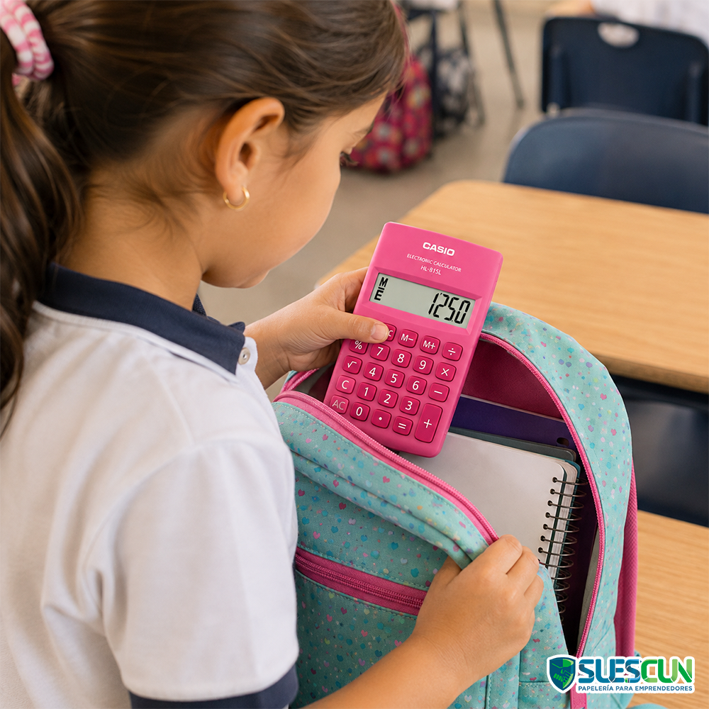 Calculadora Casio HL-815L Fucsia