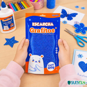 Escarcha Corriente Azul De 100 Gr