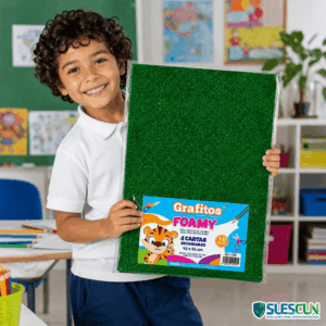 Foamy Cuatro Cartas Escarchado Verde