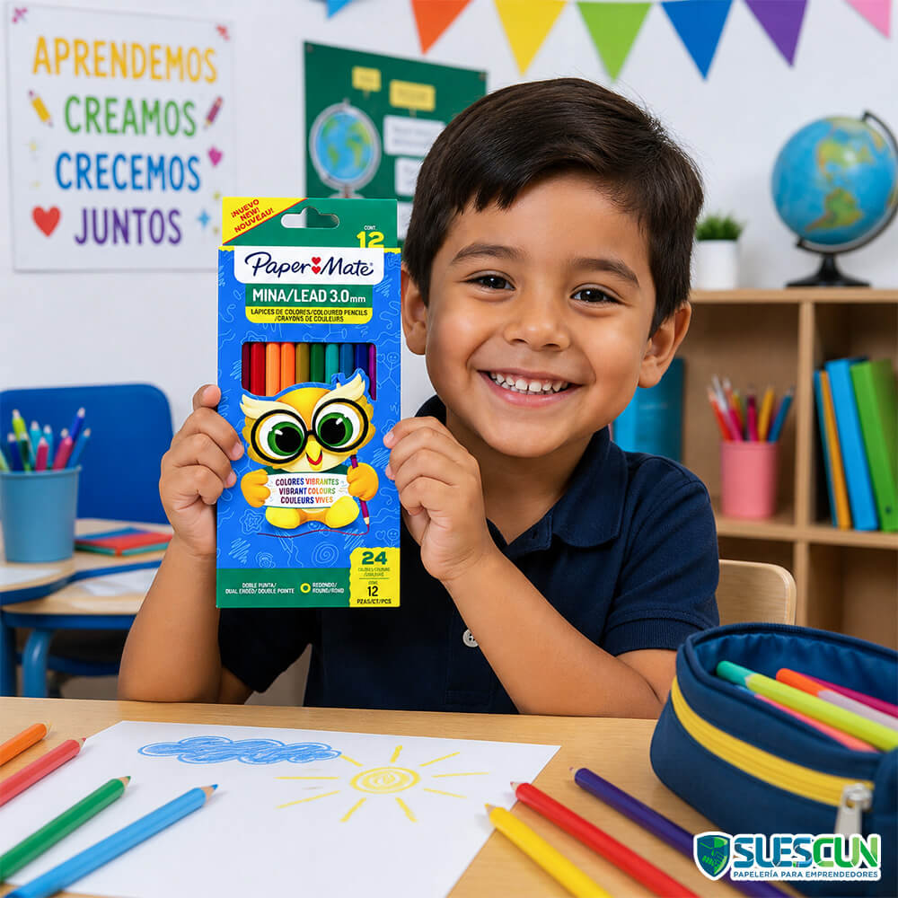 Colores Económicos 12-24 Paper Mate