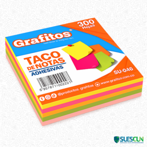 Notas Adhesivas Grafitos x300 Hojas