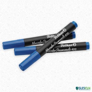 Marcador Permanente 420 Pelikan Azul
