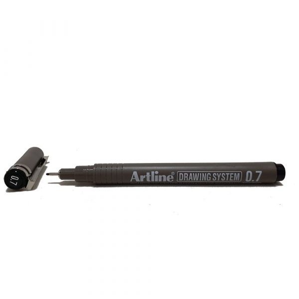 Rapidografo artline 0,7 micropunta negro punta rotulador - Imagen 2