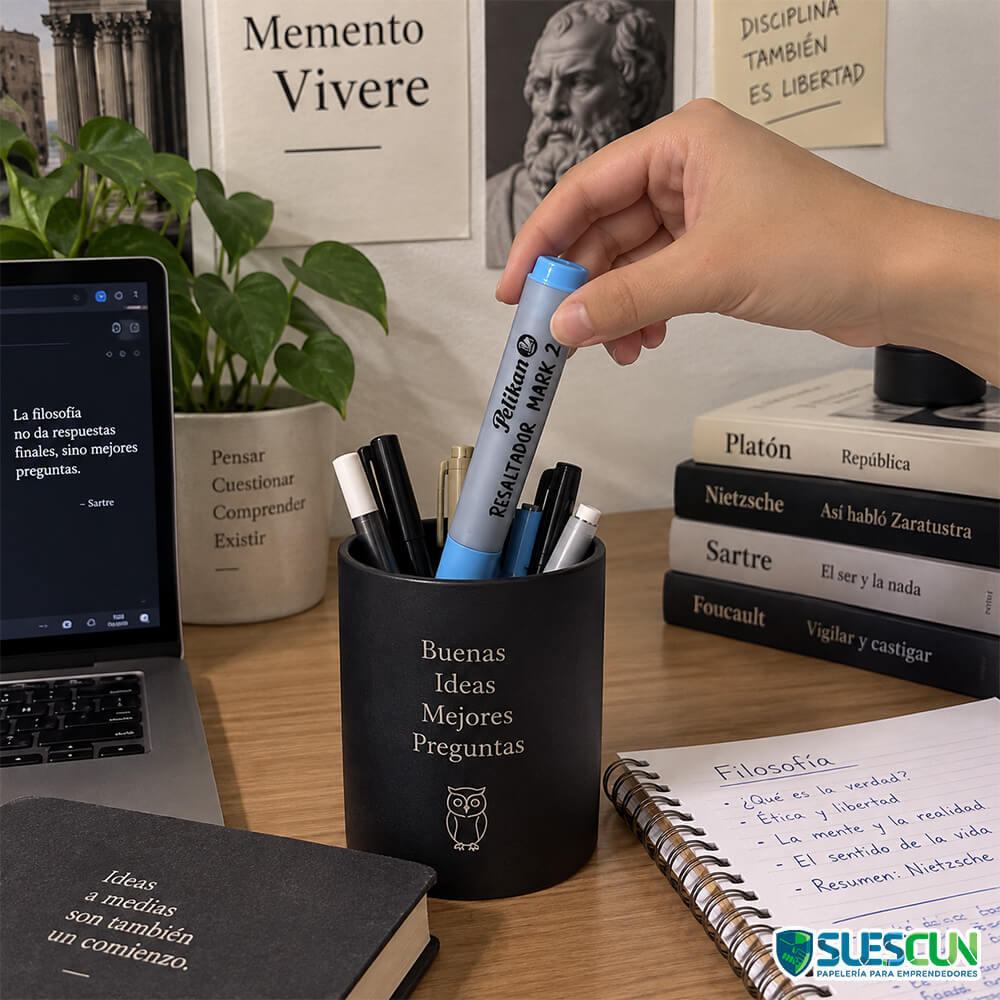 Resaltador Pelikan Azul