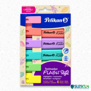 Set Resaltadores x6 Pastel Pelikan