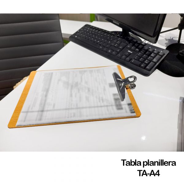 Tabla planillera ta-a4-1 madera carta - Imagen 3