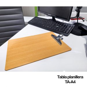 Tabla planillera ta-a4-1 madera carta