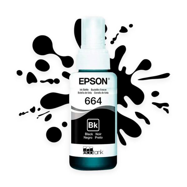 Tinta Epson 664 Negra Original