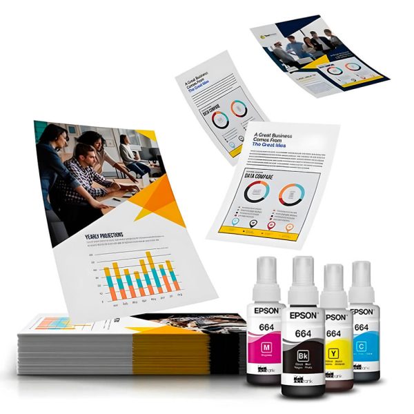 Tinta Epson 664 Cian Original
