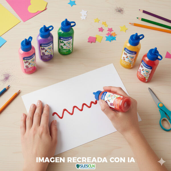 Diamantina con Pegamento Pelikan