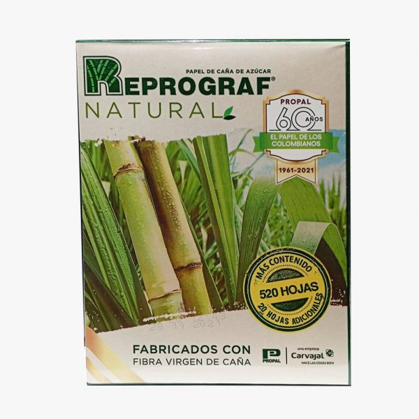 resma de papel carta natural reciclado ecologico