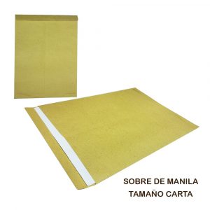 Sobre de manila carta