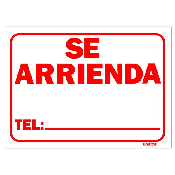 Aviso Se Arrienda Grande